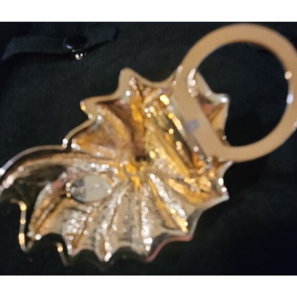 Dauplaise Gold Tone Scarf Shawl Clip Sun Shaped - Picture 4 of 5